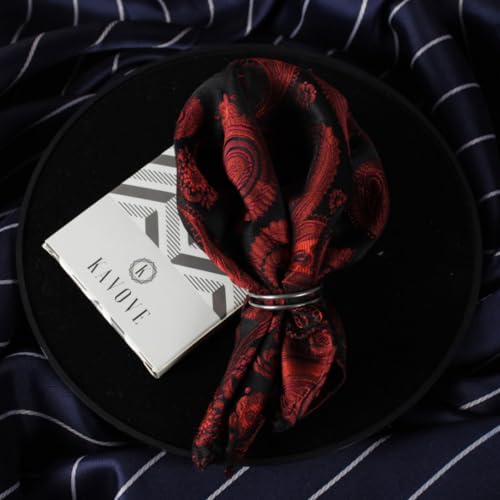 Image of Kovove The Paisley Treat Pocket Square For Men