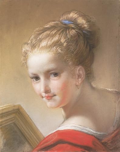 Lienzo Benedetto Luti Studio di una ragazza en alta calidad para salones elegantes 60x90cm
