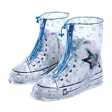 Portátil y reutilizable: ligero, plegable y fácil de transportar; Estas fundas impermeables para botas son las herramientas ideales para días lluviosos, días de nieve.