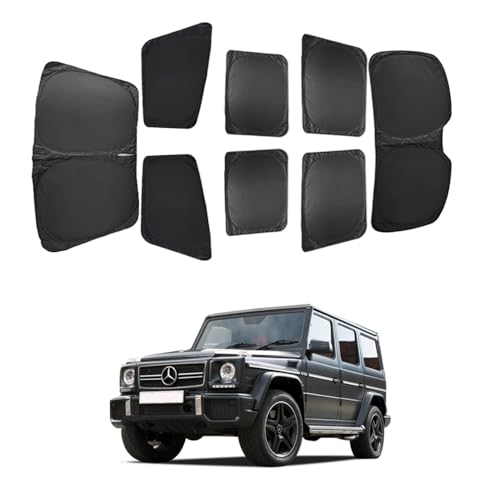 Compatible for メルセデスベンツ G63 2002-2018 サンシェード 車 遮光シェード プライバシー保護 車窓日よけ 車中泊グッズ 断熱 仮眠 盗難防止 四季兼用 Compatible for メルセデスベンツ G63 吸盤不要 取付簡