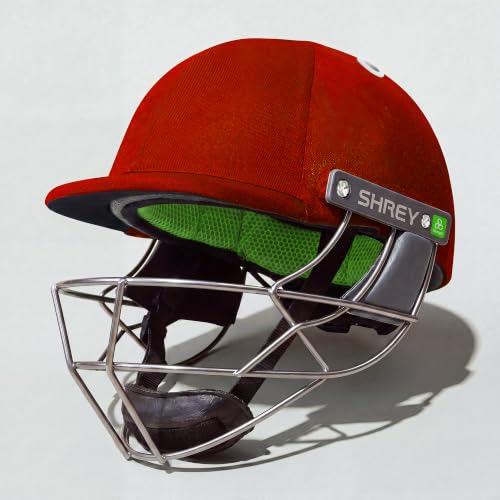 Image of Shrey Koroyd Stainless Steel Cricket Helmet Maroon Medium