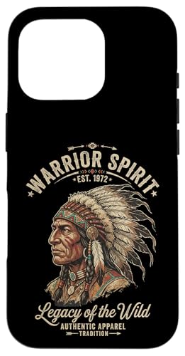Warrior Spirit Chief Headdress Legacy �g���C�o���A�[�g �A���e�B�[�N�� �X�}�z�P�[�X iPhone 16 Pro �p