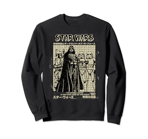 Sweatshirt Star Wars Kanji Grid imprimé graphique Stormtroopers col rond en molleton