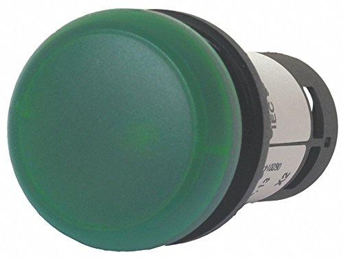 Luz indicadora LED verde Eaton C22 de alta visibilidad y bajo consumo 120V