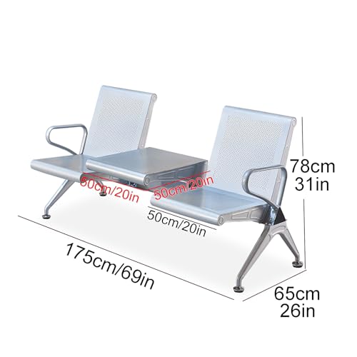 Silla de Recepción de Invitados Cómoda con Mesa para Evitar Esperas Incómodas 2