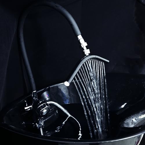 CHSUFBTY Rejilla de circulación de Agua for SPA, Cabezal de Ducha con Lavabo, Cabezal de Masaje for Lavado de Cabello, Ducha de Cascada Flexible for SPA, for peluquería y hogar.