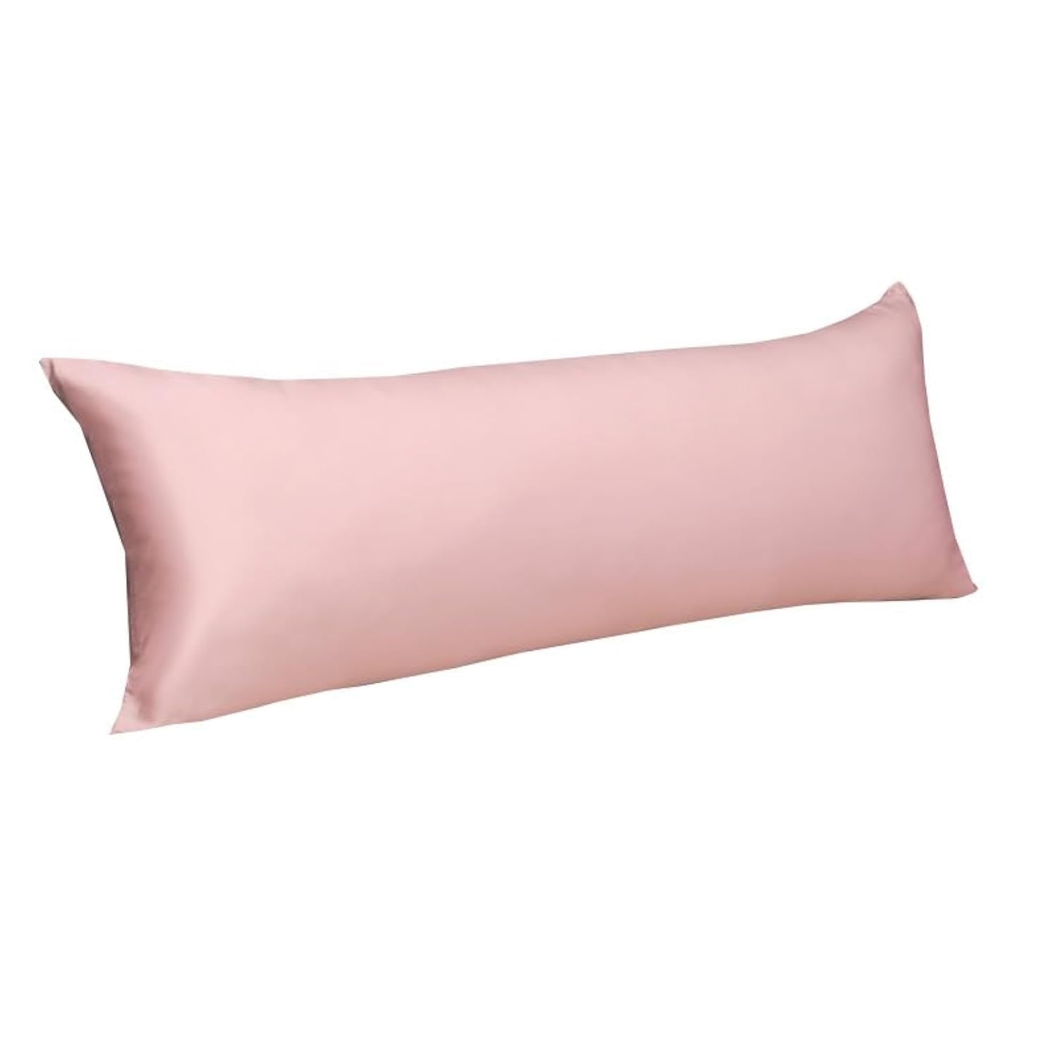 evoLive 100% Rayon Derived from Bamboo Cooling Breathable Body Pillow Cover/Pillowcases 21x54 inches with Hidden Zipper Closure (Pink, 21“X54“ Body