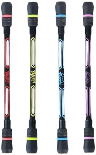 4 canetas giratórias legais, canetas giratórias para jogos com bola ponderada, conjunto de papelaria