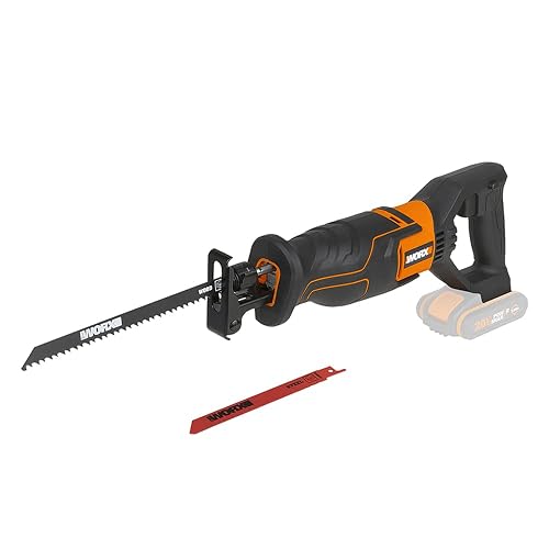 Oferta especial: WORX WX500.9 Serra de sabre 20V PowerShare, sem bateria, nem carregador, controlo d