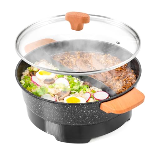 Rolka Electric Hot Pot Cooker with Divider
