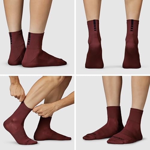 Image of GripGrab Lightweight SL Summer Cycling Socks - 2 Lengths, Road & Gravel | Breathable Coolmax mesh, stretch arch support, short ~3.5 in or tall ~6 in cuff - road, MTB, gravel & indoor biking