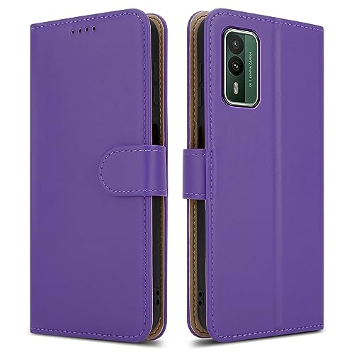 PIXFAB For Nokia XR21 Leather Phone Case, Magnetic Closure Full Protection Book Folio Design