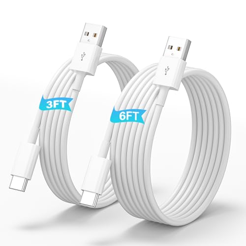 Carplay Cable 3FT+6FT for iPhone 15/16, 15 Pro Max/15 Plus, Samsung Cell Phone，USB A to USB C Cable, Compatible with iPad 10th Generation, iPad Pro 12.9/11, iPad Air 5/4th Generation Charger Cable