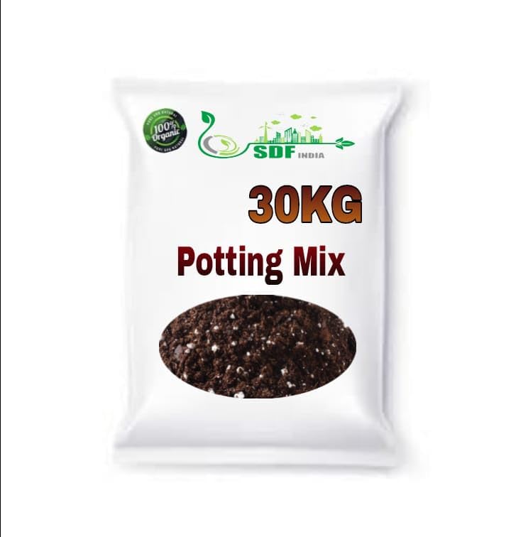 SDF Plant Soil for Plants 30 Kg | Potting Soil Mix for Plants Garden Soil for Plants Less All Purpose Ready to Use Potting Mix Made with Vermicompost, Neem Cake, Potash, River Sand (B0BLVP4TXX) Amazon Price History, Amazon Price Tracker