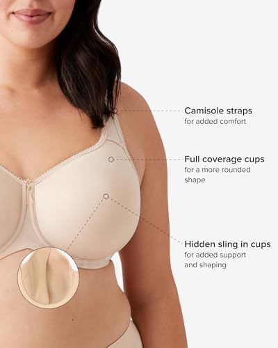 Wacoal Women's Basic Beauty Lightly Padded Underwire Full Coverage T-Shirt Bra, 8531923