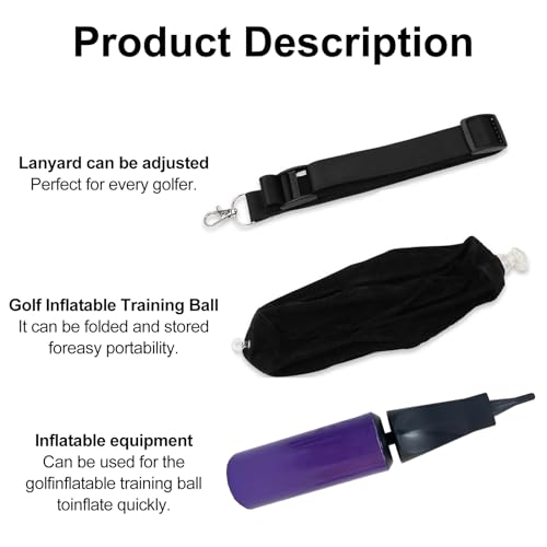 Golf Smart Ball- Adjustable Lanyard Assist Teaching for Men Women Beginner Golfers - Image 6