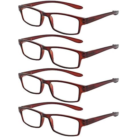 TBOC Gafas de Lectura Graduadas +1.00 Dioptrías Pack 4 Unidades Cover