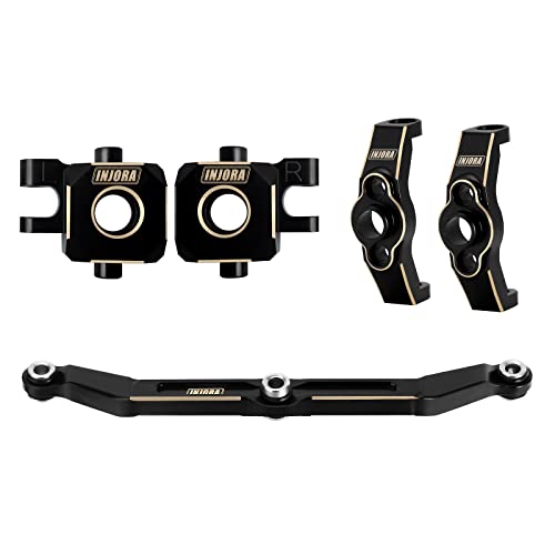 TRX4M pièces direction laiton noir résolvent les problèmes de basculement du crawler 1/18