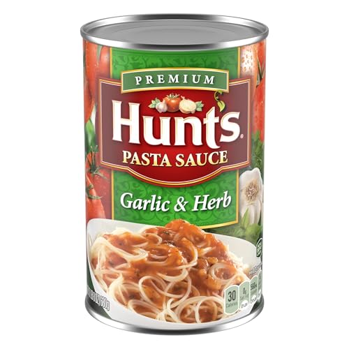 Garlic & Herb Pasta Sauce, 100% Natural Tomato Sauce, Spaghetti Sauce, 24 oz Cans (Pack of 6) image 2