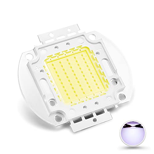 Chanzon nCp[ LED `bv 50W N[zCg (10000K-15000K / 1500mA / DC 30V-34V / 50 bg) Px SMD COB ̃R|[lg _CI[h 50W dv r[Y DIY