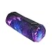 Wamika Purple Blue Galaxy Nebula Pencil Pen Bag Case, Star Space Women Makeup Bag Cosmetic Storage Pouch Holder Box Organizer Office Supply