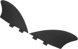 Alomejor Surfboard Fin Professional Lightweight Reinforced Durable PVC Surf Fin for Longboard Surfboard Stand Paddleboard