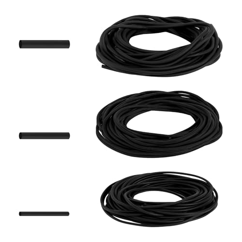 Fugen Dichtschnur 30 Meter Ø 4mm/5mm/6mm Pe Rundschnur Fugenfüllprofil Schwarz Fugendichtschnur Füllschnur Hinterfüllschnur für Die Nahtdichtung von Türen Spalt Fuge Beton Füllung