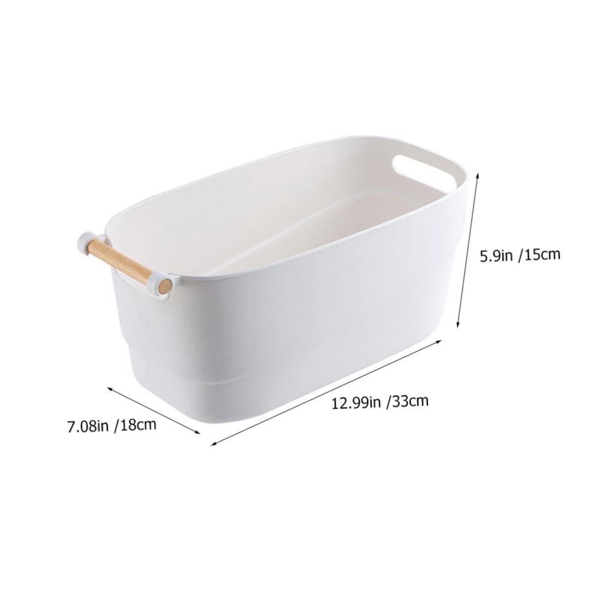 IWOWHERO Plastic Pp Material Hand Soak Bowl for Home Diy Manicure Non-break Skin Friendly