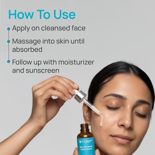 Image of SkinKraft Skin Plumping Facial Serum For Glowing Skin | 30ml