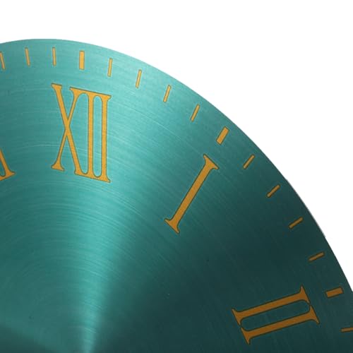 Mécanisme d'horloge à quartz vert avec plaque de cadran durable