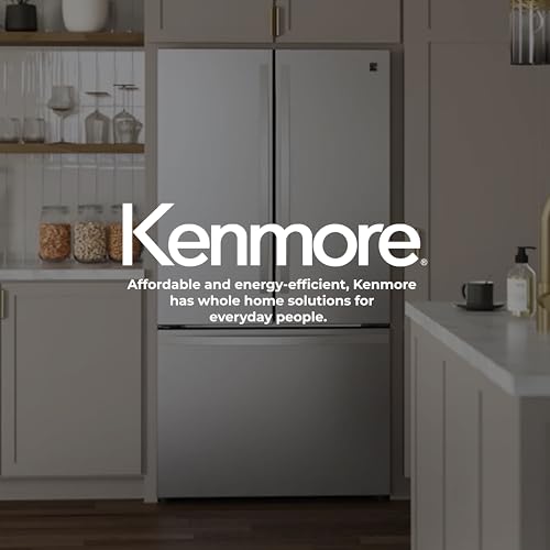 Kenmore 36" French Door Refrigerator with Freezer - Accela Chill, Adjustable Shelving, Humidity Controlled Crispers, ENERGY STAR Certified, 20.3 cu. ft. Capacity, Fingerprint Resistant Stainless Steel on Fridge.com