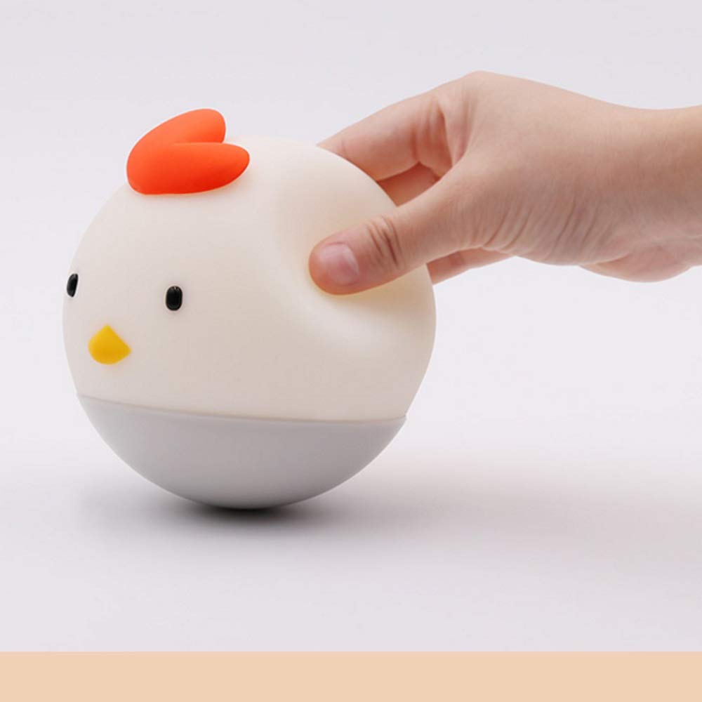 Luce Notturna in Silicone Ricaricabile Tramite USB, Luce di Controllo del Tocco con Luce soffusa, utilizzata in Camera da Letto, seconda Stanza dei Bambini Interesting