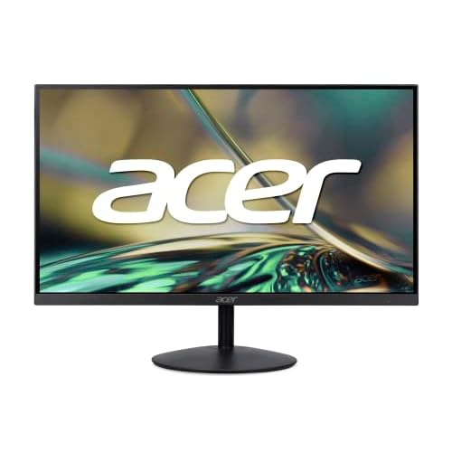 Acer 27” UHD 3840 x 2160 Ultra-Thin IPS Home Office Monitor | Adaptive-Sync (FreeSync Compatible) | 2 Speakers, 1W Per Speaker | ZeroFrame Design | 1 x Display Port 1.2, 1 x HDMI 2.0 | SB272K bmiipx