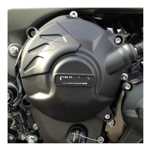Cubierta de estator de motor para MT09 Tracer y XSR900 protector izquierdo de aluminio 2