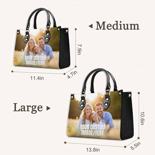 Bolso de cuero personalizado para mujer miniatura 4