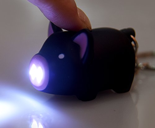 Hi-Boom Oink Piggy Light & Sound Led Keychains - 3 Pack #TOP4