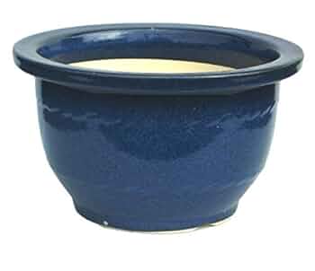 Amazon | 信楽焼 生子輪型 15号 大型植木鉢 | 鉢