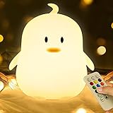 Cute Penguin Kids Night Light, Kawaii Birthday Gifts Room Decor Bedroom Decorations for Baby Toddler...