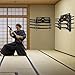 Barydat Katana Holder Sword Stand Wall Mount Samurai Sword Display Katana Rack Hanger Japanese Wakizashi Hobby Collection Gifts for Men(4 Tier,Loong)