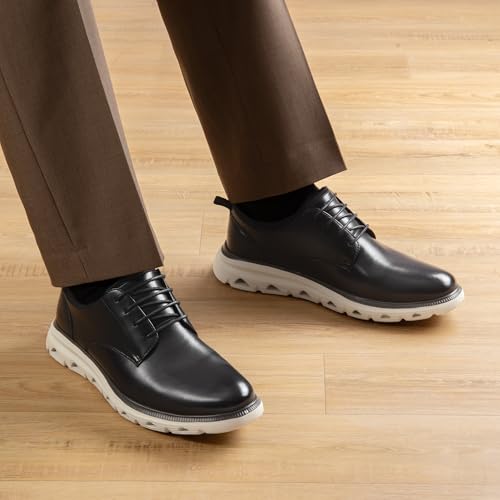 Bruno Marc Men's Dress Sneakers Casual Lace up Oxford Formal Shoes,Size 11,Black,BMUMOX2519 - Image 7