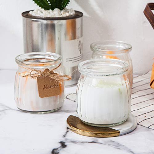 Glass Jars,Encheng 7 Oz Glass Yogurt Jars With Lids(Pe),Replacement Glass Pudding Jars With Plastic Tops,Clear Glass Yogurt Container With Twine N Tag For Milk,Jams,Jelly,Mousse,Dishwaresafe 30 Pack … #TOP6