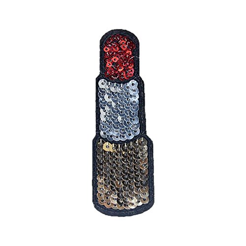 1 Pcs Iron On Patch Sew On Patch for Clothes Applique Craft DIY Accessories,Lipstick by Crqes
