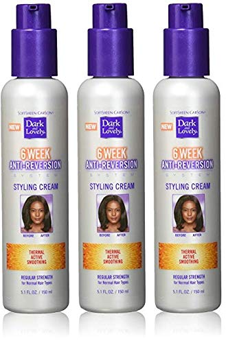 Softsheen Carson Dark & Lovely 6 Week Anti-Reversion Styling Cream Regular Strength 5.1oz (3PCS)