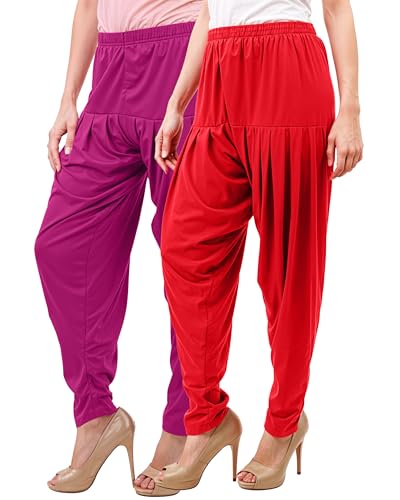 Image of Buy That Trendz Patiala Salwar for Women Relaxed Fit Viscose Patiyala Salwar Harem Bottom Pants