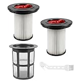 2 Piezas Filtros Compatibles con Aspiradoras Bosch Unlimited Gen2 Serie 8 con Juego de Cepillos y Cubierta de Malla, Piezas de Repuesto para Aspiradora 12036642, 12023349 (No Apto para Series 6/7)