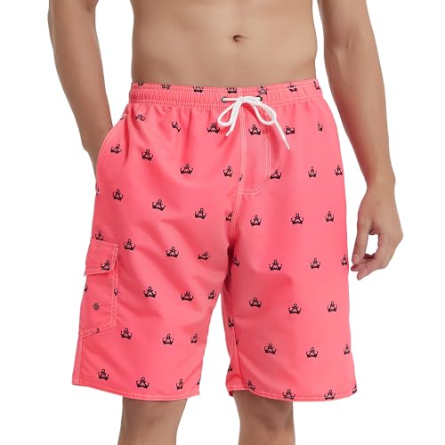 Image of Mens Swimming Trunks Swim Trunks Quick Dry Swim Shorts with Mesh Lining Funny Swimwear Bathing Suits