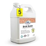 Rainguard Water Sealers Brick Sealer, Penetrating Protection Against Rain and Moisture Damage, for All Brick and Mortar Surfaces, Silane/Siloxane Waterproofer, Natural Finish, Makes 5 Gallons