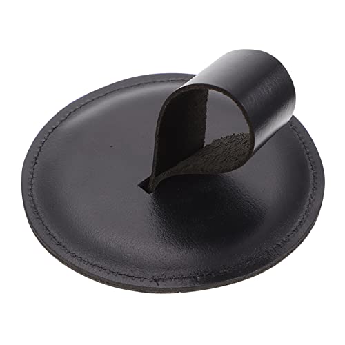 WHAMVOX 1 Set Army Cymbal Pad Cymbals Finger Strap Cymbal Leather Strip Cymbal Belt Cymbal Accessories Cymbal Cushion Finger Chimes Cymbal Straps and Hand Cymbals Chic Cowhide Instrument