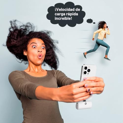Power bank para iPhone ultra compacto iWALK, carga sin cables para viajar 7