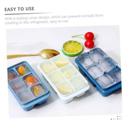 Molde para cubitos de hielo redondo de plástico miniatura 3